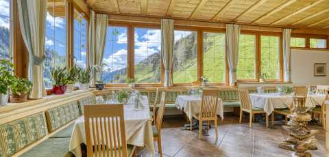 Hotel Residence Rabenstein in Val Passiria -  Sala da pranzo